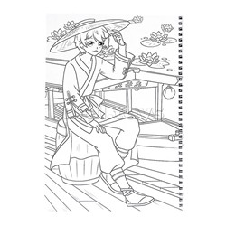 Раскраска 100 картинок. Аниме