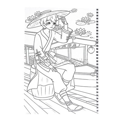 Раскраска 100 картинок. Аниме