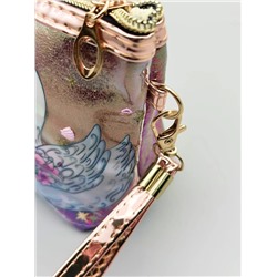 Sunflower Косметичка женская лодочка с пайетками 391, лебедь, разноцветный 21002