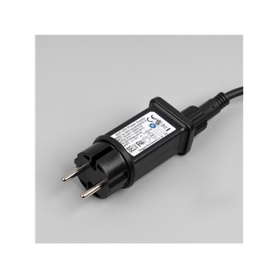 Гирлянда «Клип-лайт» 3 нити по 20 м, IP44, УМС, тёмная нить, 399 LED, свечение синее, 8 режимов, 24 В