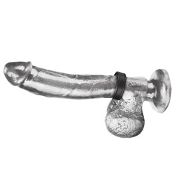 Кольцо на пенис из искусственной кожи на липучке VELCRO COCK RING - 5 см.