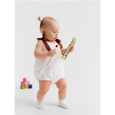 Боди для девочки MINAKU, рост 80-86 см, белое