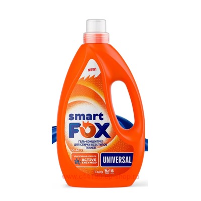 Synergetic Гель-концентрат для стирки Smart fox universal 1л