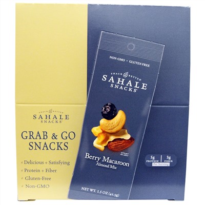 Sahale Snacks, Смесь орехов Ягоды и макарун,  9 упаковок по 1.5 унции (42.5 г)