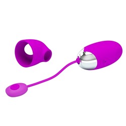 Лиловое интерактивное виброяйцо Kaila
