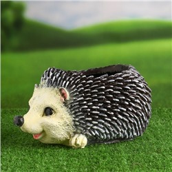 Декоративное кашпо для цветов «Ёжик», 25.5×16×13.5 см, полистоун