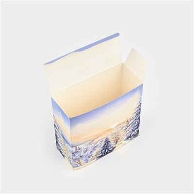 Коробка новогодняя складная «Зимняя сказка» 12×21×5 см