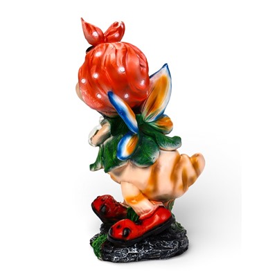 Садовая фигура из полистоуна «Пчёлка в платке», 25×26×50 см