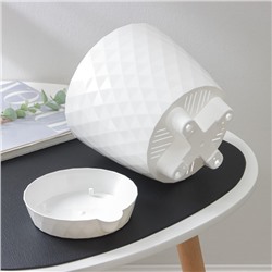 Горшок для цветов с прикорневым поливом «Румба», 3 л, белый