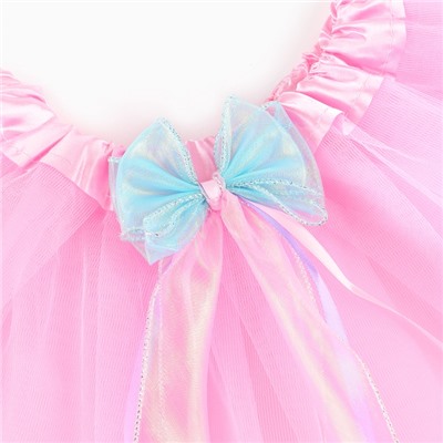 Карнавальный набор «Бабочка», юбка, крылья, розовый