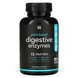 Sports Research, Digestive Enzymes, Plant-Based, 90 Veggie Capsules