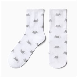 Набор новогодний подарочный KAFTAN «Киса», маска, носки размер 36-39 (23-25 см), открытка 2 шт.