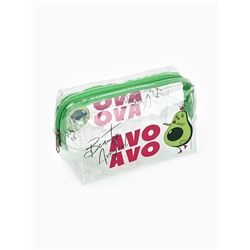 Пенал - косметичка Avokado beauty, 14×8 см, ПВХ