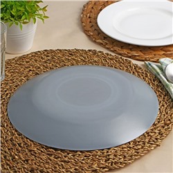Тарелка обеденная Luminarc Lillie Granit, d=25 см, стеклокерамика, серая