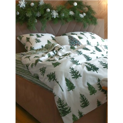 Постельное бельё 2-спальное «Этель. Елки», поплин