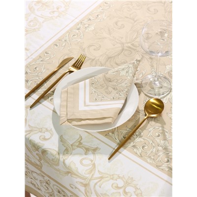 Набор кухонный «Этель. Классика»: скатерть 110×145 см, салфетки 40×40 см, 4 шт., 100% хлопок