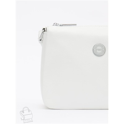 Сумка женская кожаная 0529C white Polina&Eiterou  в Новосибирске