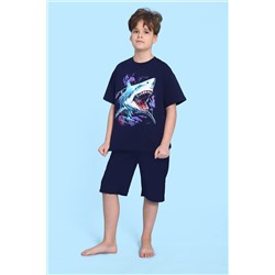 Пижама с шортами арт. ПМ-022-058 Акула НАТАЛИ, 1072061