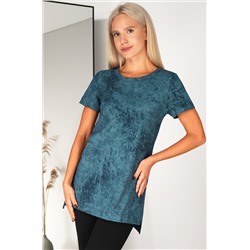 Женская удлиненная футболка с разрезами Happyfox