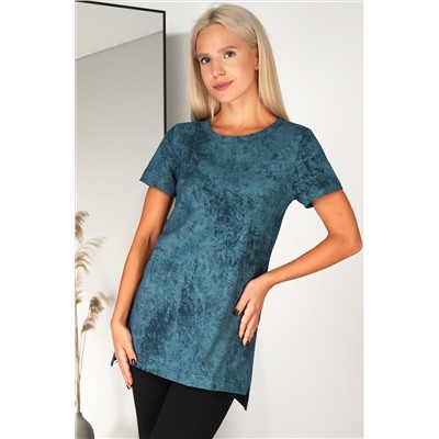 Женская удлиненная футболка с разрезами Happyfox