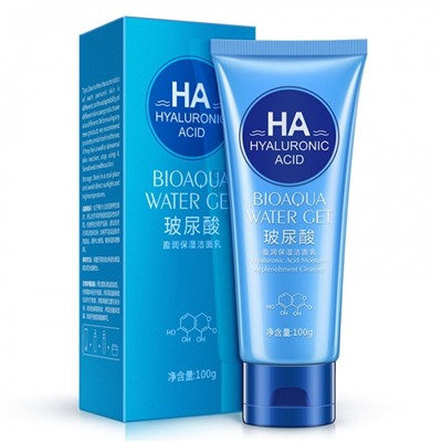 Пенка для умывания гиалуроновая кислота Bioaqua