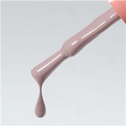 Гель лак для ногтей, однотонный, трехфазный, 10 мл, LED/UV, коричневый (104)