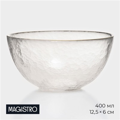 Салатник Magistro «Алькор», 400 мл, 12.5×6 см, стекло