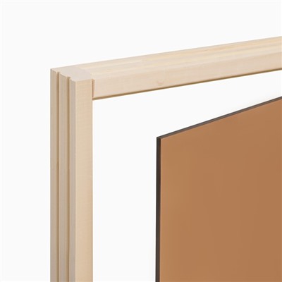 Дверь для бани и сауны «Бронза», 170×70 см по коробке, деревянная, стеклянная