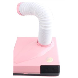 Nail Art Пылесос для маникюра настольный 60 Вт, розовый KRISTALLER, 1130487