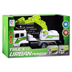 Машина "СтройЛидер" (свет, звук) в коробке