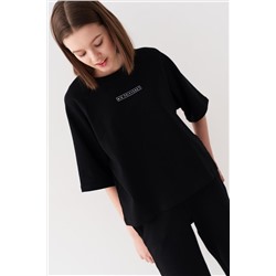 Комплект трикотажный для девочек: фуфайка (футболка), брюки PLAYTODAY, 1240280