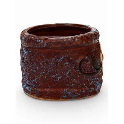 Декоративный горшок для цветов «Цветок», 8×10×10 см, керамический, Greengo