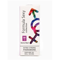 Парфюмерное масло женское с феромонами Formula Sexy Collection Gone Bad W106, 8 мл (по мотивам Good Girl Gone Bad (By Kilian)