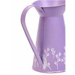 Кашпо - ваза «Кувшин Ландыши», 12×12×20 см, 1.5 л, лавандовое