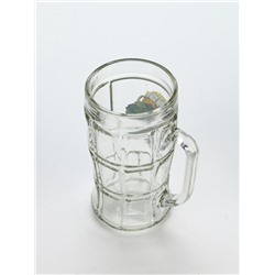 Кружка пивная стеклянная «С легким паром», 500 мл, 18+