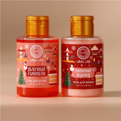 Подарочный набор «Городские истории», гель для душа и пена для ванны, 2×100 мл, URAL LAB