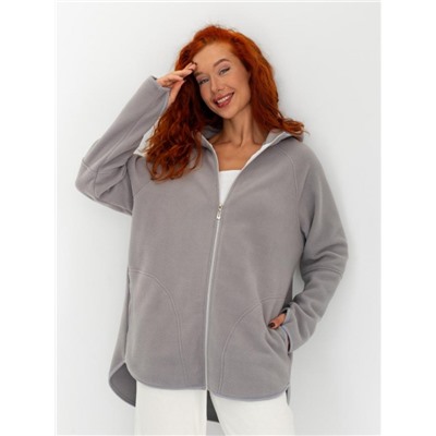 Толстовка флисовая "РОУЗ" (Светло-серый)