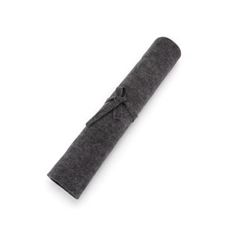 Коврик - лежак для бани и сауны, 150×50 см, полиэфир 70%, шерсть 30%, тёмный, «Добропаровъ»