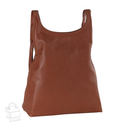 Рюкзак женский кожаный 9021VG brown Vitelli Grassi