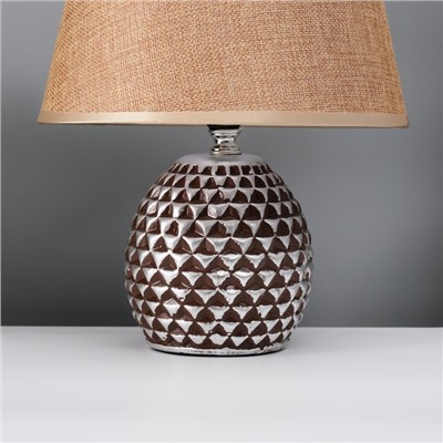 Настольная лампа с абажуром RISALUX «Джейн», Е14, 40 Вт, 22.5×22.5×31.5 см