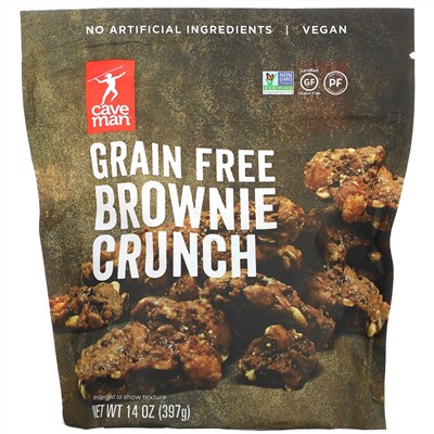 Caveman Foods, Grain Free Brownie Crunch, 14 oz ( 397 g)
