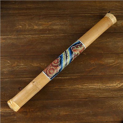 Сувенирный музыкальный инструмент «Посох дождя», 60×5×5 см, МИКС