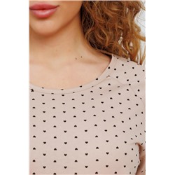 Пижама со штанами трикотажная 336-1 (Бежевый)