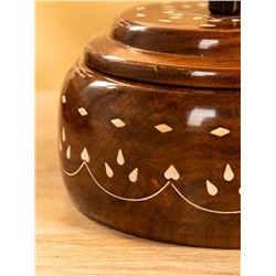 Ваза для конфет «Ассорти», 15×15×10 см, дерево шишам