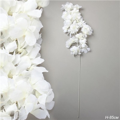 Цветок искусственный 85 см белый / GT41-34-W /уп 10/100/500/76 цветков