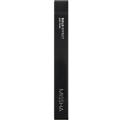 Missha, Bold Effect, ручка-подводка, черная, 0,4 г