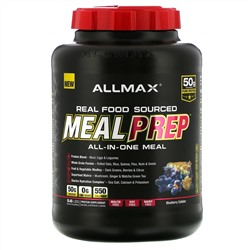 ALLMAX Nutrition, Real Food Sourced Meal Prep, All-in-One Meal, BlueBerry Cobbler, 5.6 lb (2.54 kg)