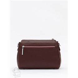 Сумка женская кожаная 1025C burgundy red Polina&Eiterou
