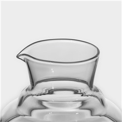 Кувшин стеклянный Magistro «Жакоб», 1.1 л, стакан в комплекте