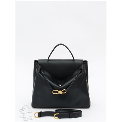 Сумка женская кожаная 6046PE black Polina&Eiterou /50 в Новосибирске